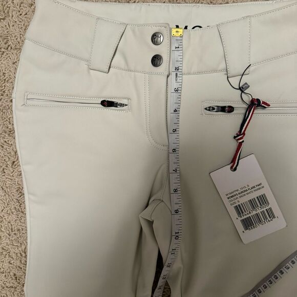 Perfect Moment Aurora Flare Ski Pants Cream White Rainbow Waterproof Small - Picture 5 of 7